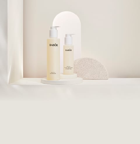 Cleansing babor product line